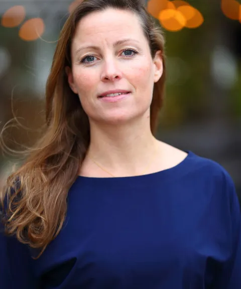 Portret van Annefleur Visscher, eigenaar en uitvaartverzorger bij Mea Vota